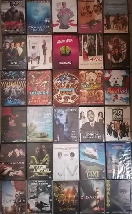 Lote 253 DVD's originais (LOTE 35) filmes / séries