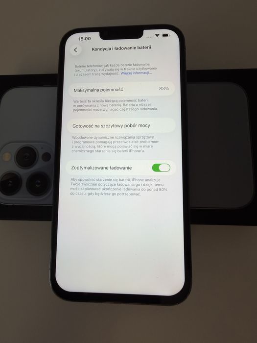 Iphone 13 pro max sierra blue kondycja 83%