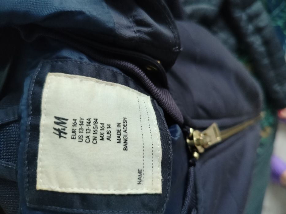 Kurtka H&M granatowa