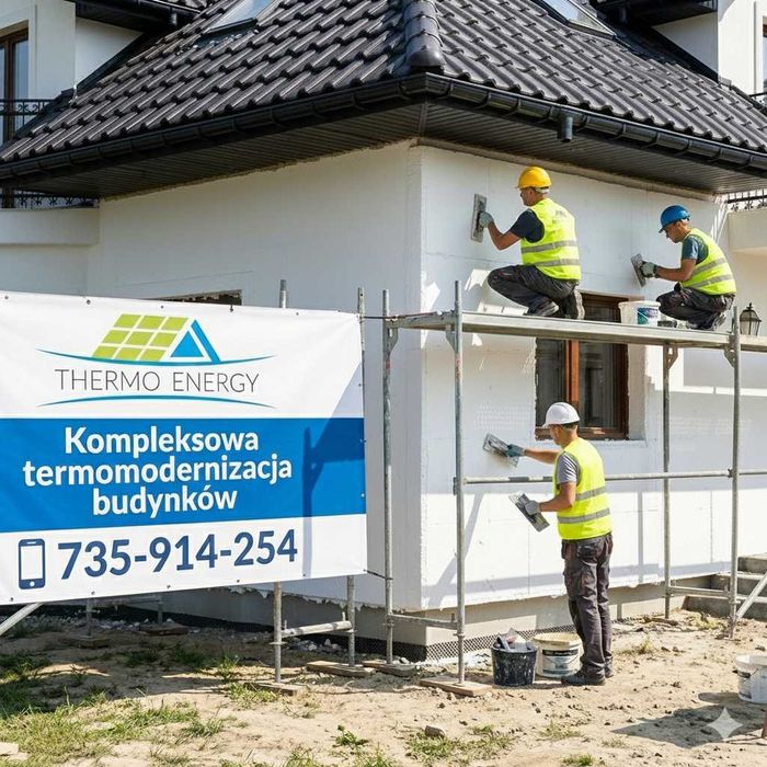 Docieplanie budynków, pompy fotowoltaika, piana, wymiana okien, piecy