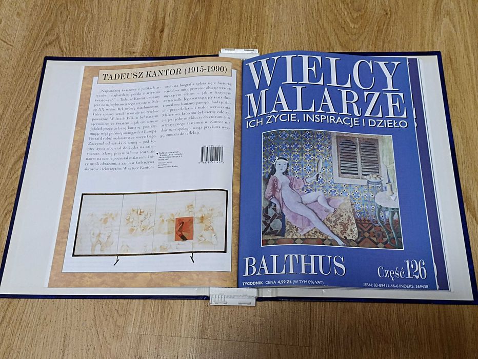 Wielcy malarze wybrane zeszyty + 4 segregatory