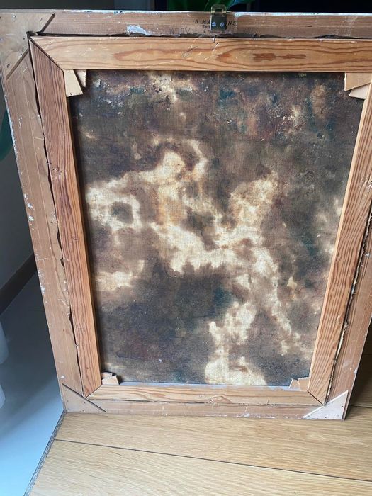 Obraz olejny XIX/XX w na płótnie 60x74 cm