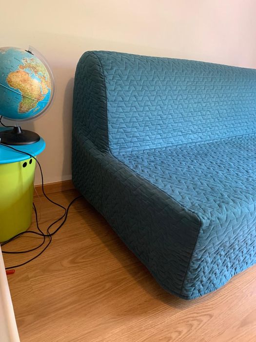 Sofá-cama 2 lugares Grindtorp LYCKSELE LÖVÅS azul índigo