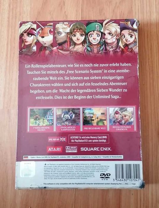Unlimited Saga PS2 completo!
