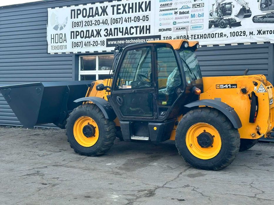 Нове надходження, навантажувач телескопічний б/в JCB 541-70, 2014 р/в