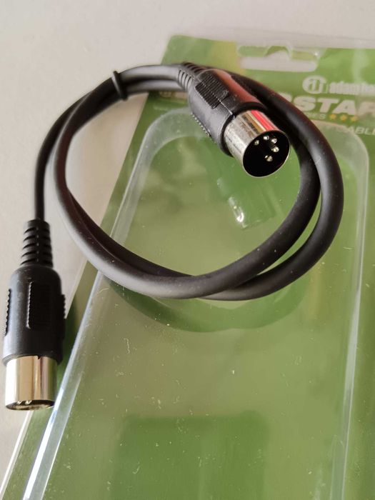 Adam Hall K3midi0075Blk Midi cable 0,75m