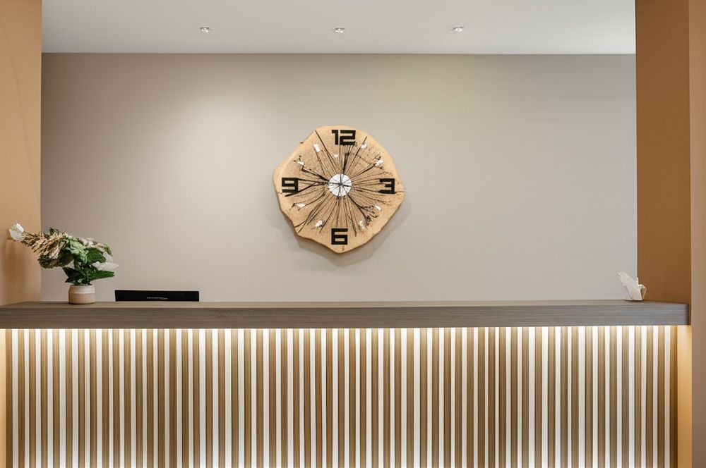 Unikat świata! Duży zegar z drewna – 64 cm, 18 kg, dostawa