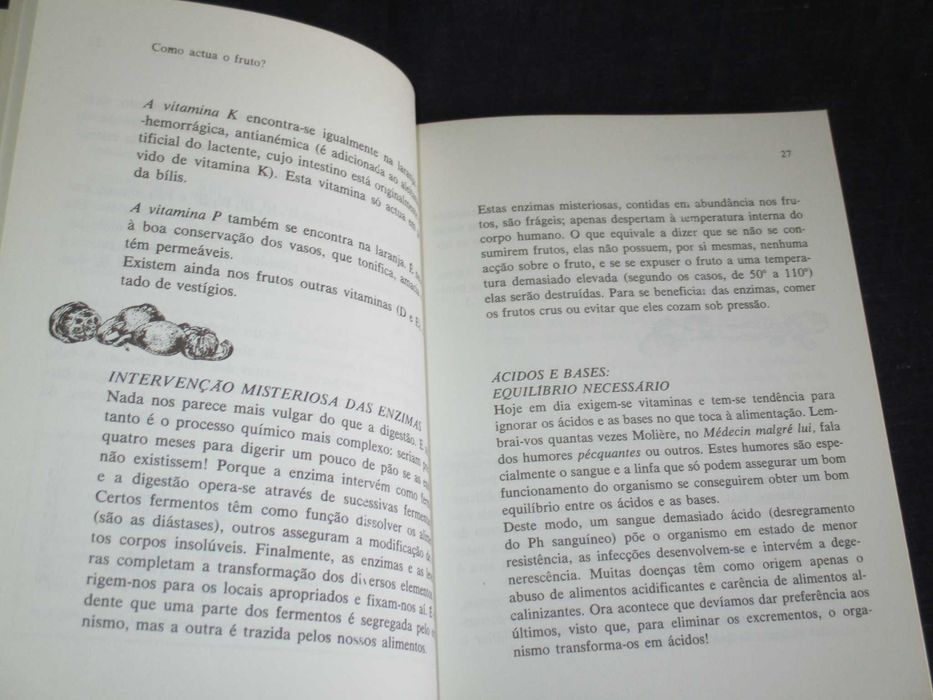 Livro A Saúde e os Frutos Micheline Bazin Verbo