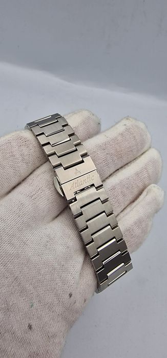 Atlantic Seawave Navy Blue  - szafir - Swiss Made - 40 mm