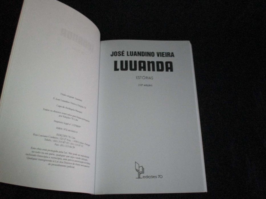 Livro Luuanda José Luandino Vieira 10ª edição