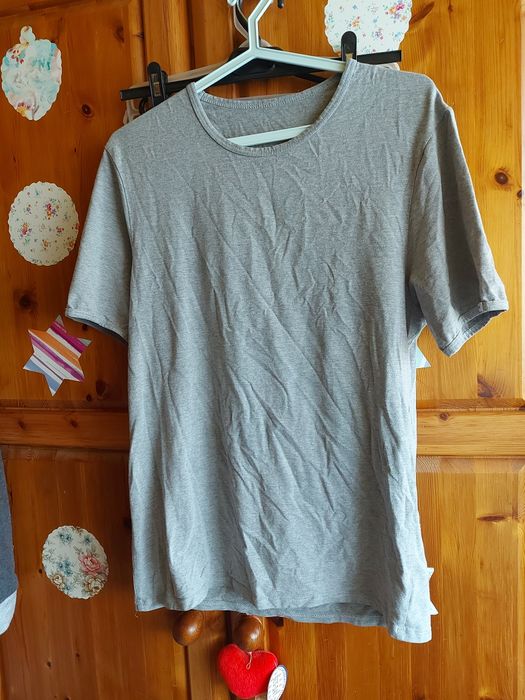T-shirt szary męski rozmiar L/XL