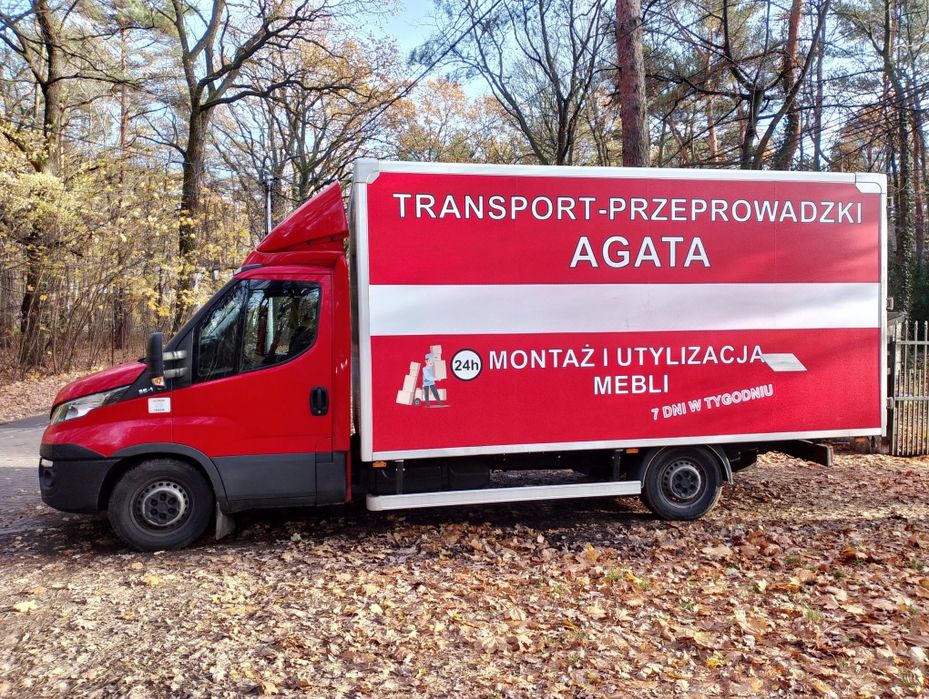 Transport-Przeprowadzki ,,Agata,,~ Utylizacja Mebli~24H 7 w tyg!!