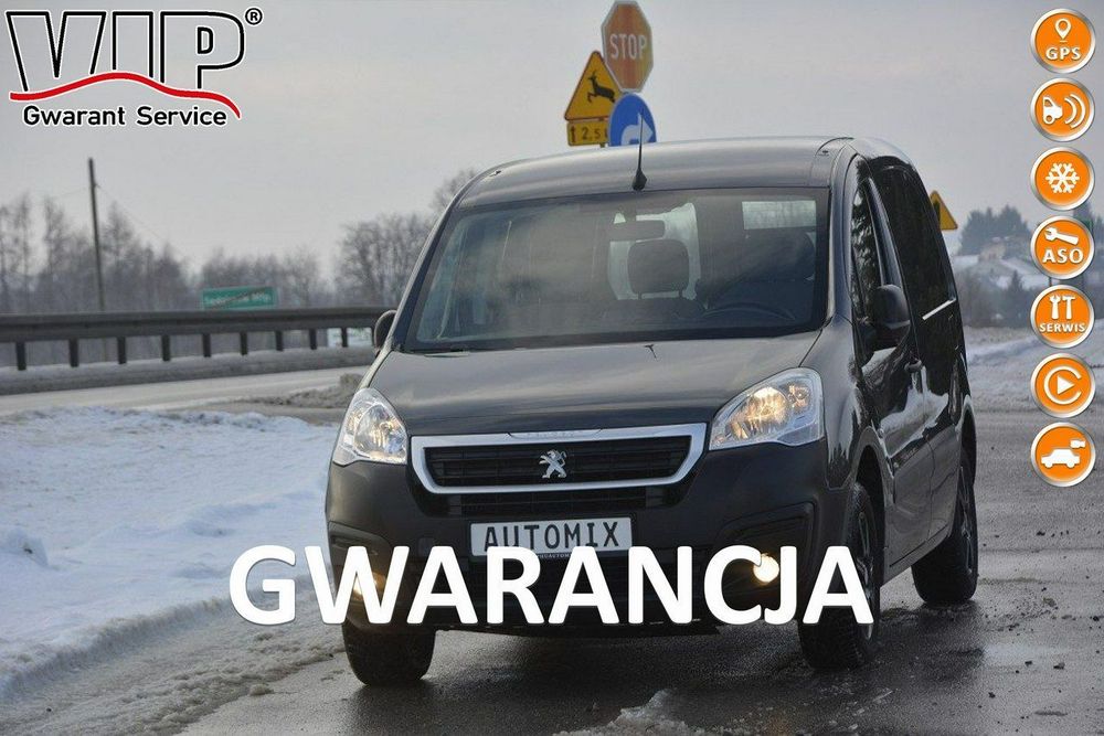 Peugeot Partner  1.6 HDI gwarancja przebiegu L1H1 Car Play kamera cofania 3 osobowy VAT