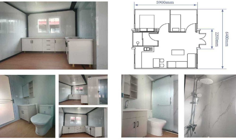 domek rozkładany kontenerowy mieszkalny letniskowy biuro usługowe