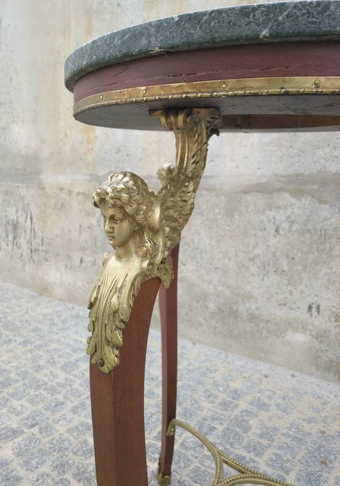 Mesa guéridon Império em mogno séc. XIX/XX