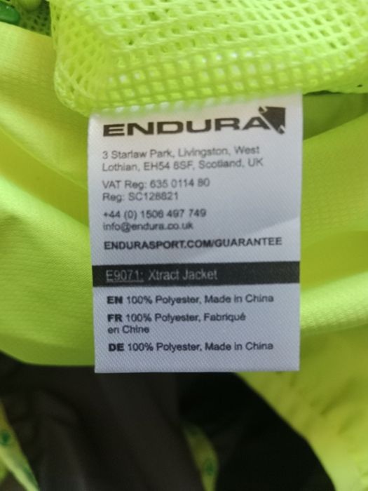Endura kurtka rowerowa wodoodporna roz XL