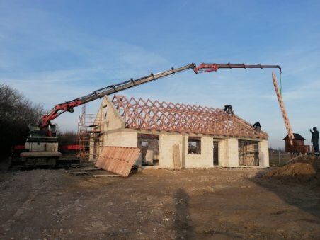 Dźwig, HDS, montaż hal, wiązary dachowe , stropy, transport maszyn