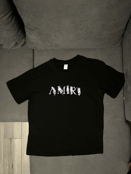 AMIRI футболка blue logo | AMIRI & Playboy !!АКЦІЙНА ЦІНА!!