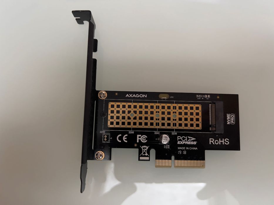 Adapter PCIEe x4 M.2 NVMe Mkey slot (PCEM2N). Faktura