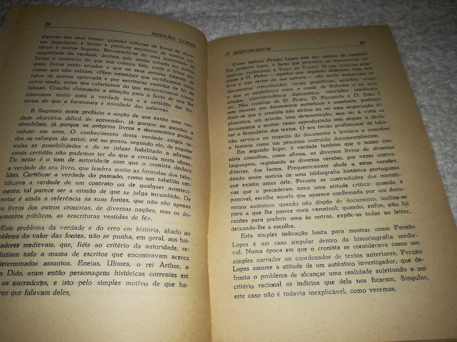 fernão lopes (por antónio josé saraiva) livro