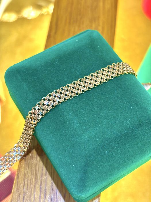 Złota bransoletka 14k