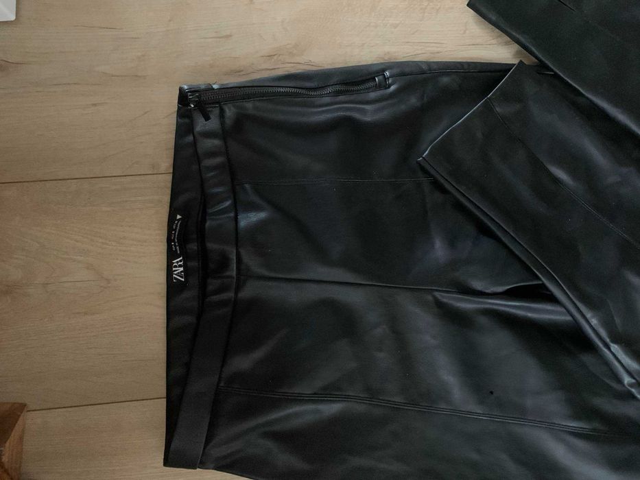 Skórzane spodnie Zara