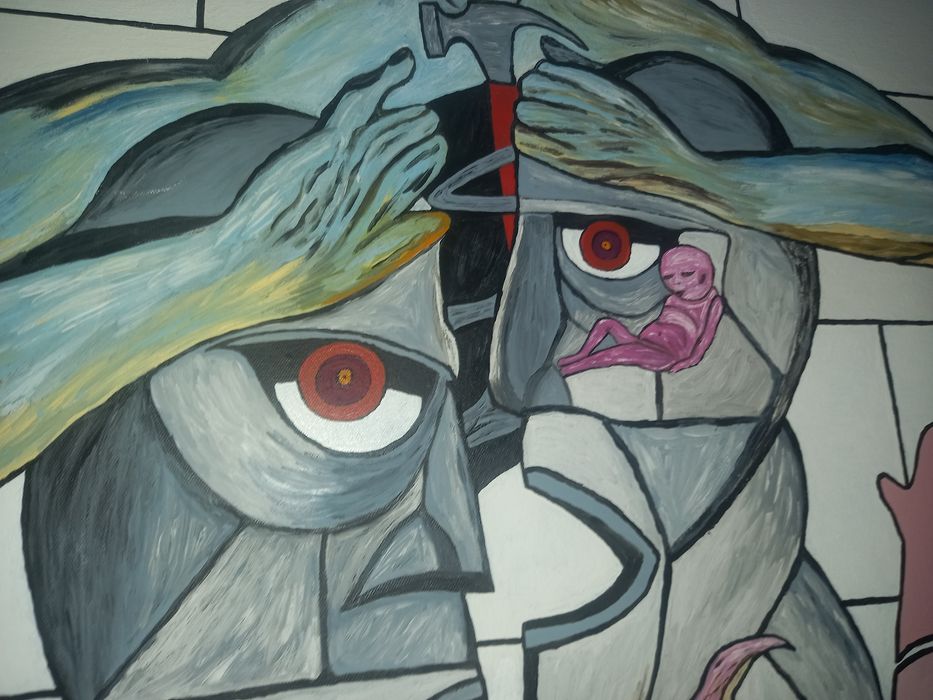 Quadro Pink Floyd em tela