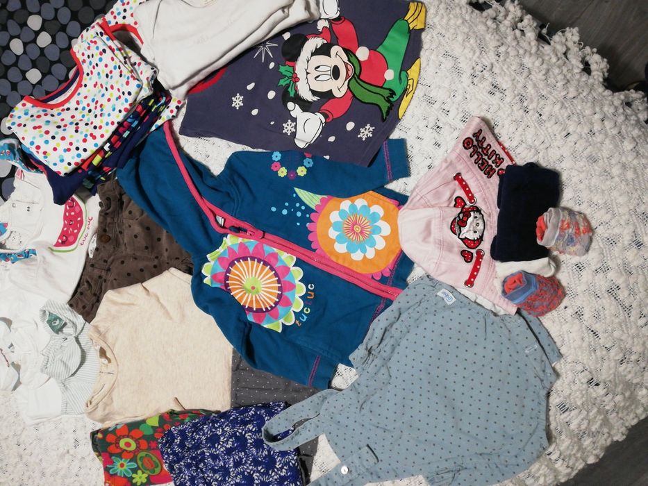 Lote roupa menina 12-18 meses, em bom estado