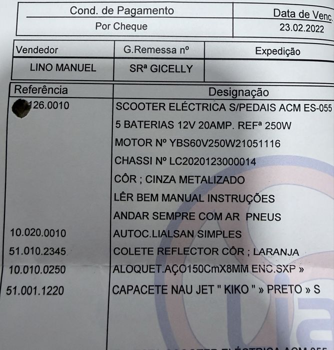 Moto eletrica ACM Power