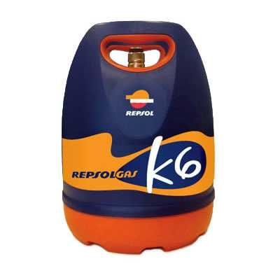 Botija gás Repsol K6/ fogão duplo/ fogão simples/ Adaptador gás