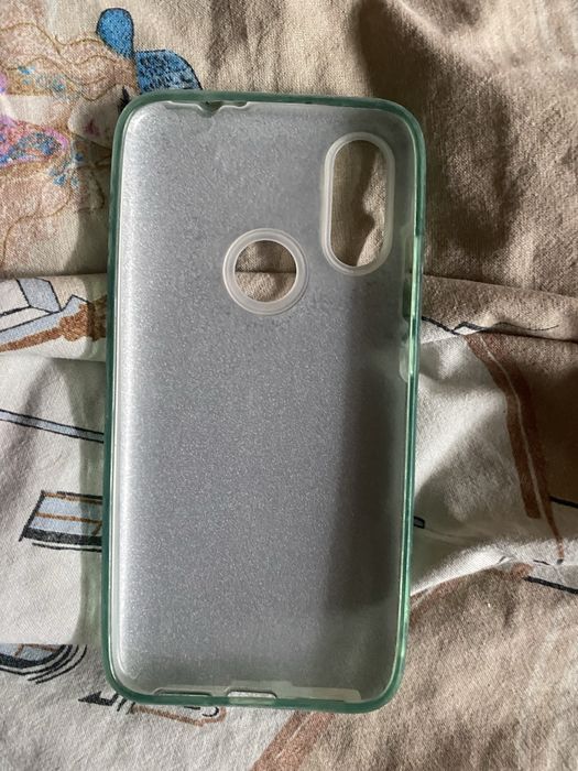 Чохол на Xiaomi Redmi 7 прозорий з м'ятним кантом