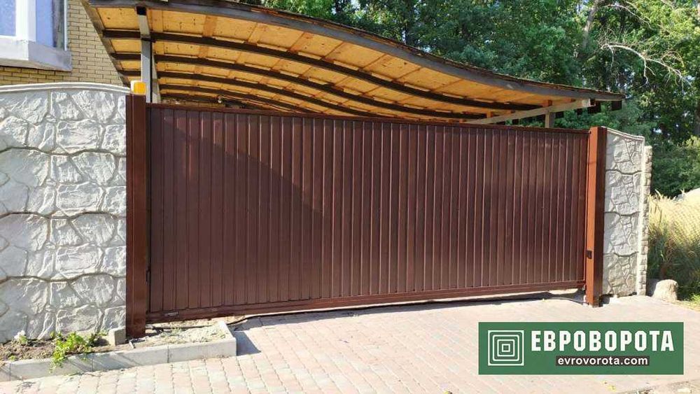 Откатные Ворота Под Зашивку 5000х1920 с Фурнитурой Цена 16000 грн!