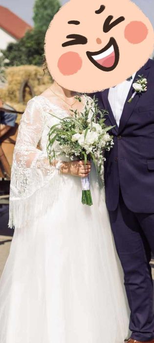 Suknia ślubna Boho s/m