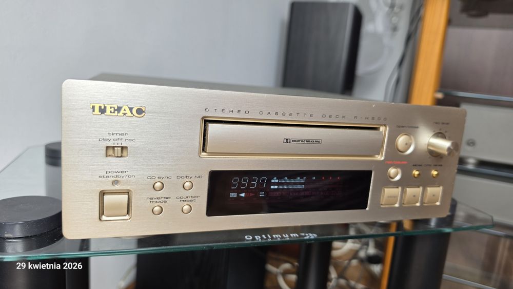 Deck  TEAC  R-H500  stan BDB 100% sprawny 
Magnetofon RD H500 C,CD PD H500C,