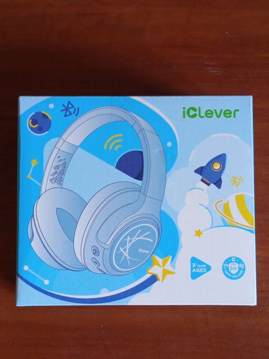 Słuchawki iClever BTH18 dla Dzieci | Bluetooth | Limit Głośności | USB
