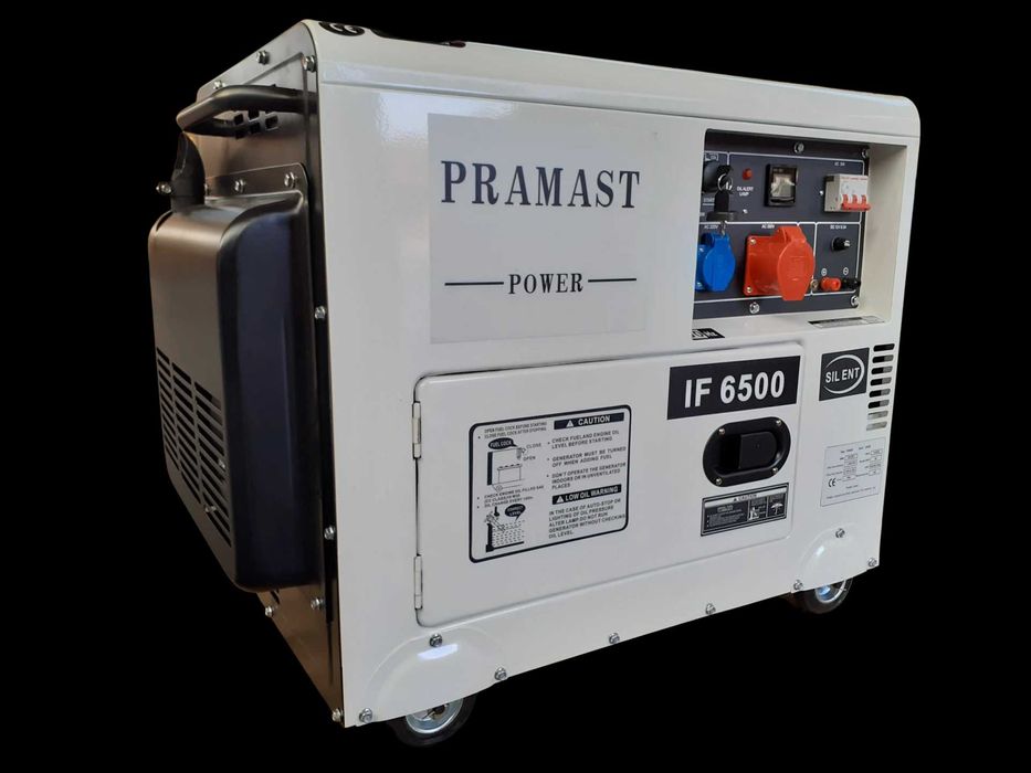 Генератор Дизельний трьохфазний 6,5 квт Pramast (без коробки зі знижк)