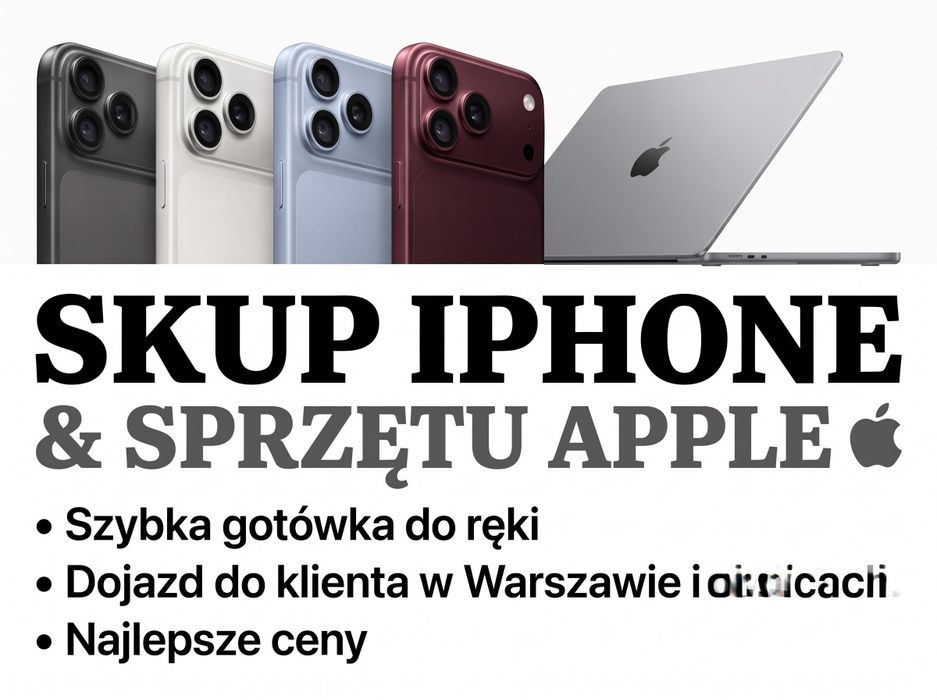 Skup Apple iPhone iPad | Warszawa i okolice | Sprawne i Uszkodzone | Szybka gotówka