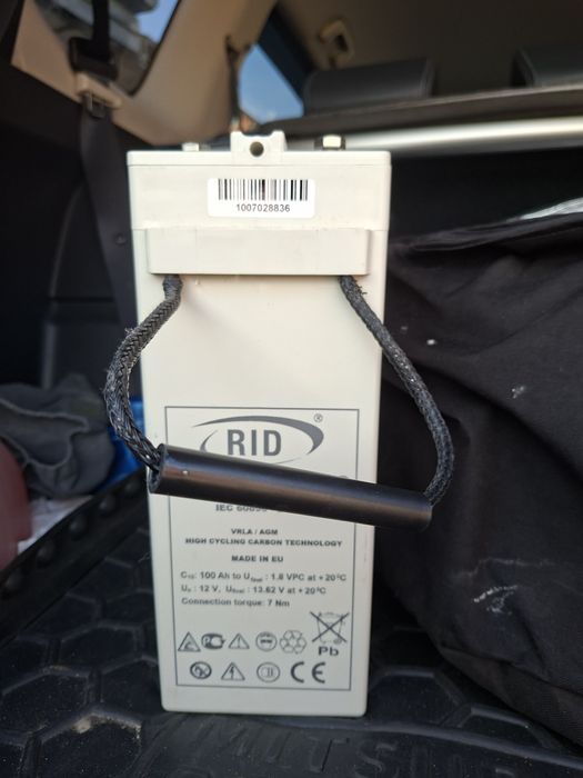 Аккумулятор RID HC12-100, продам акамулятор, акамуляторна  батарея