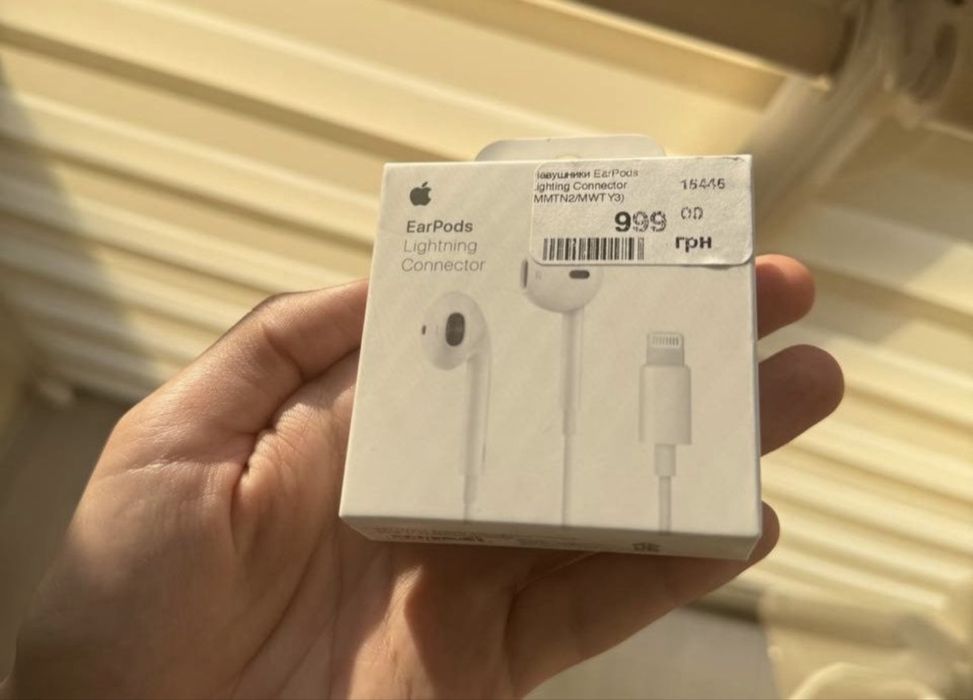 Наушники earpods lightning apple iphone аирподс