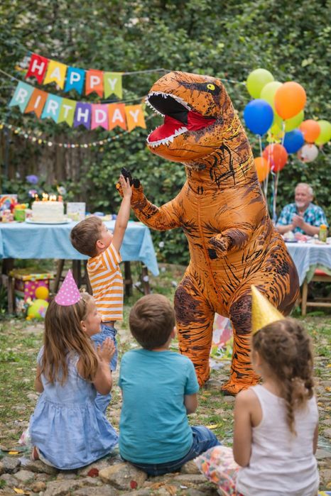 Надувний костюм динозавра (T-Rex) для експрес-привітань