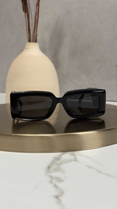 Вузькі окуляри Gucci GG0811S 001 Чорні / Женские очки Гуччи оригинал