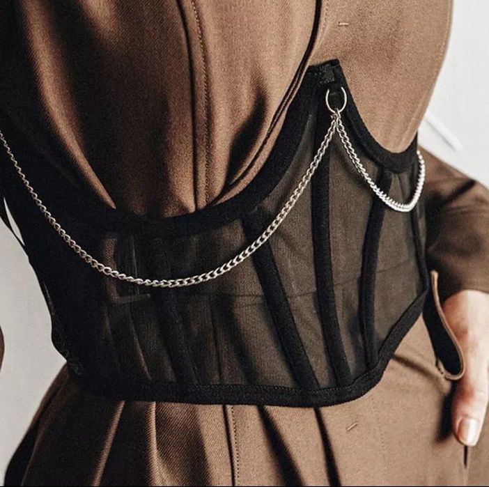 НОВЫй!! Корсет женский с цепями