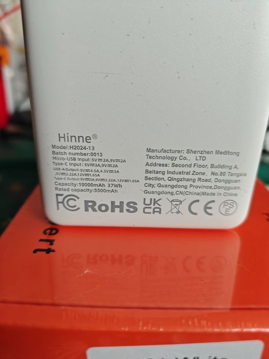 Павербанк  10000mah швидка зарядка 22,5вт з діодним  світильником