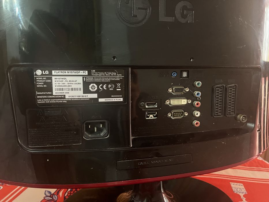 LG HD Monitor Tv