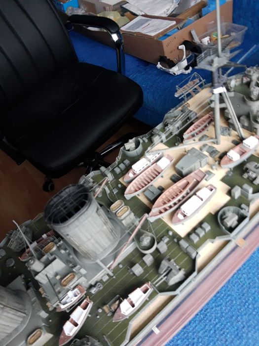 model okretu wojennego hms hood 1/200