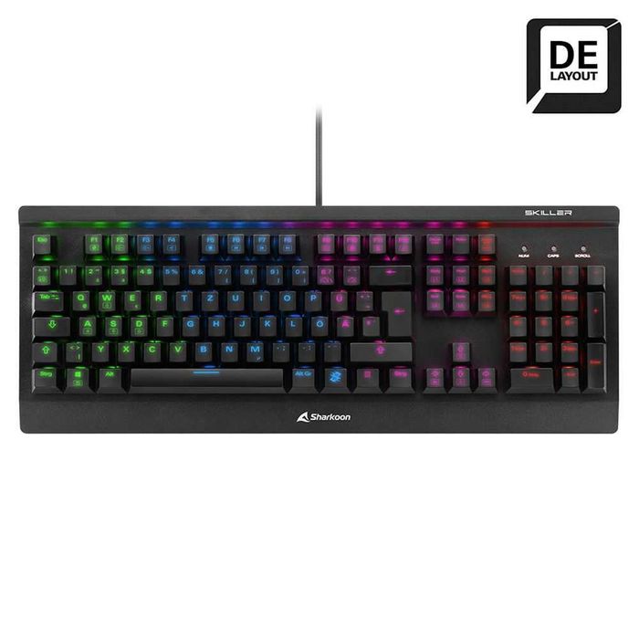Teclado Gaming Mecânico Sharkoon Skiller SGK3 Novo