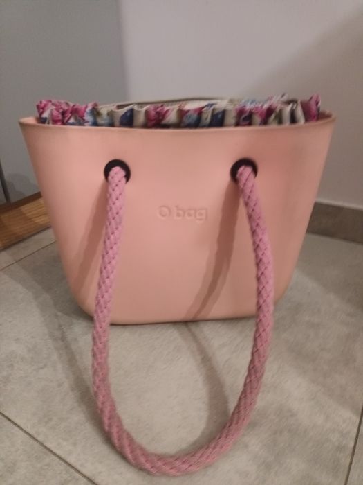 O bag różowa standard pudrowy róż