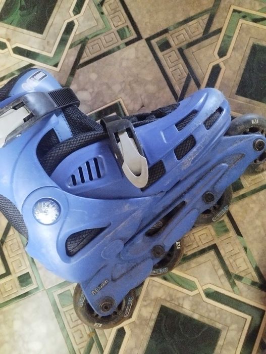 Сині ролики для прогулянок і навчання. Розміри 34-37