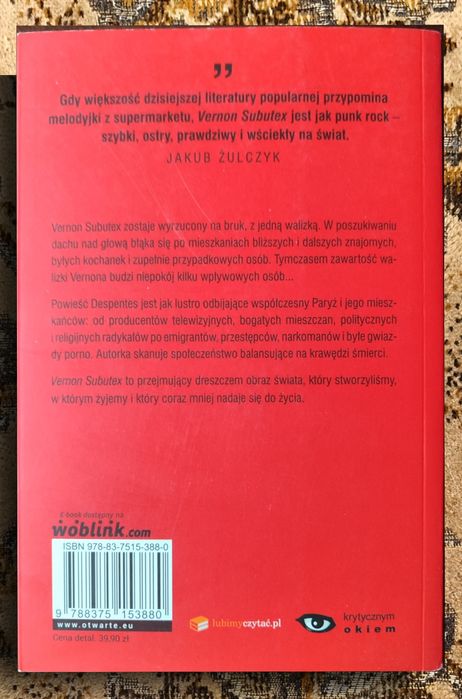 Vernon Subutex. Tom 1 - Virginie Despentes