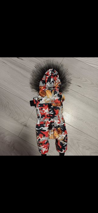 комбінезон яскравий,стильний, теплий новий на маленьку собаку р-р S